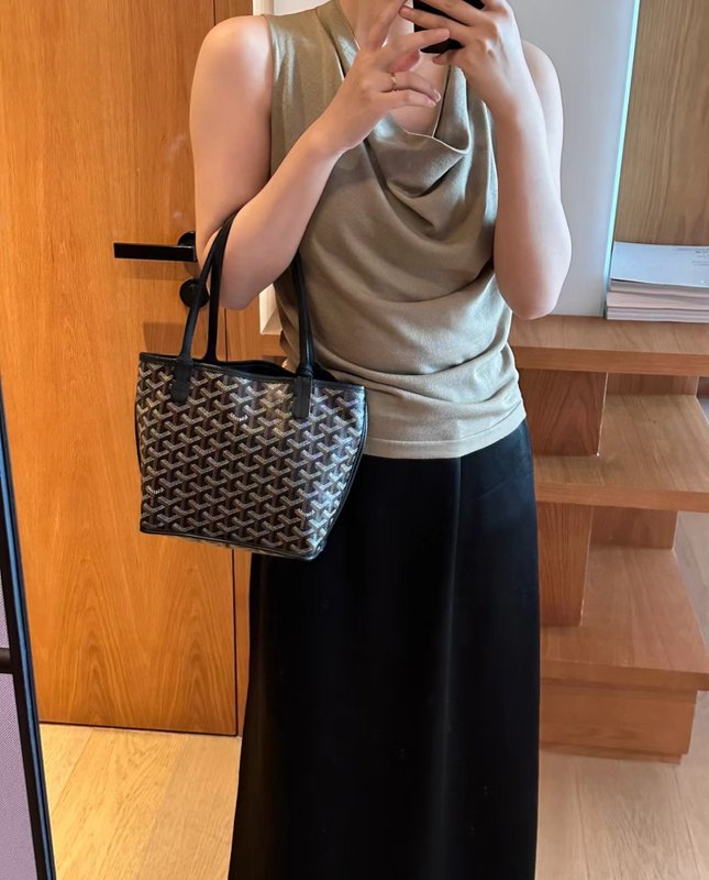 고야드 미니 토트백 리치 그레인 파이더 패턴 001-248087