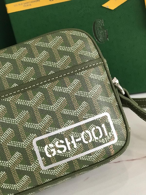 카키 그린 실버 카메라백 001-248171