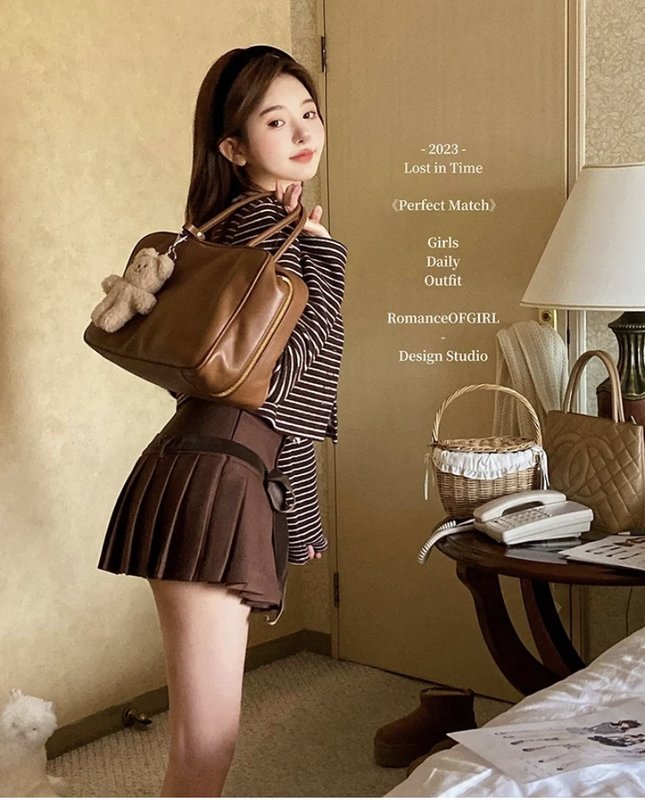 미우미우 걸스 스타일 패션 핸드백 001-248367