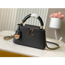카푸신 블랙 체인 숄더백 001-248753