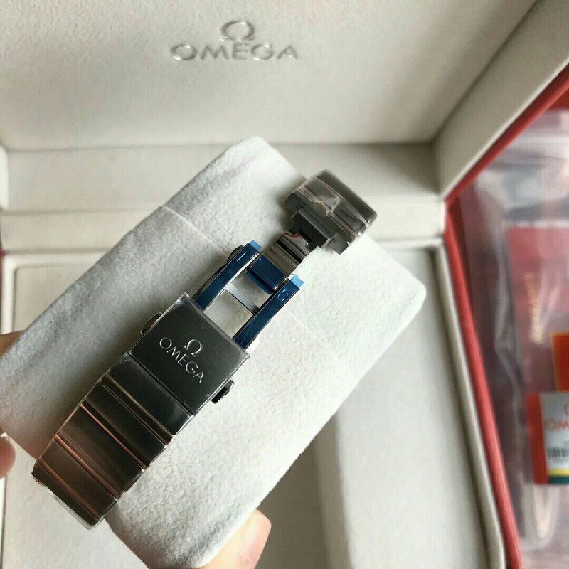 오메가 콘스텔레이션 스틸 다이아몬드 여성용 시계 001-248991