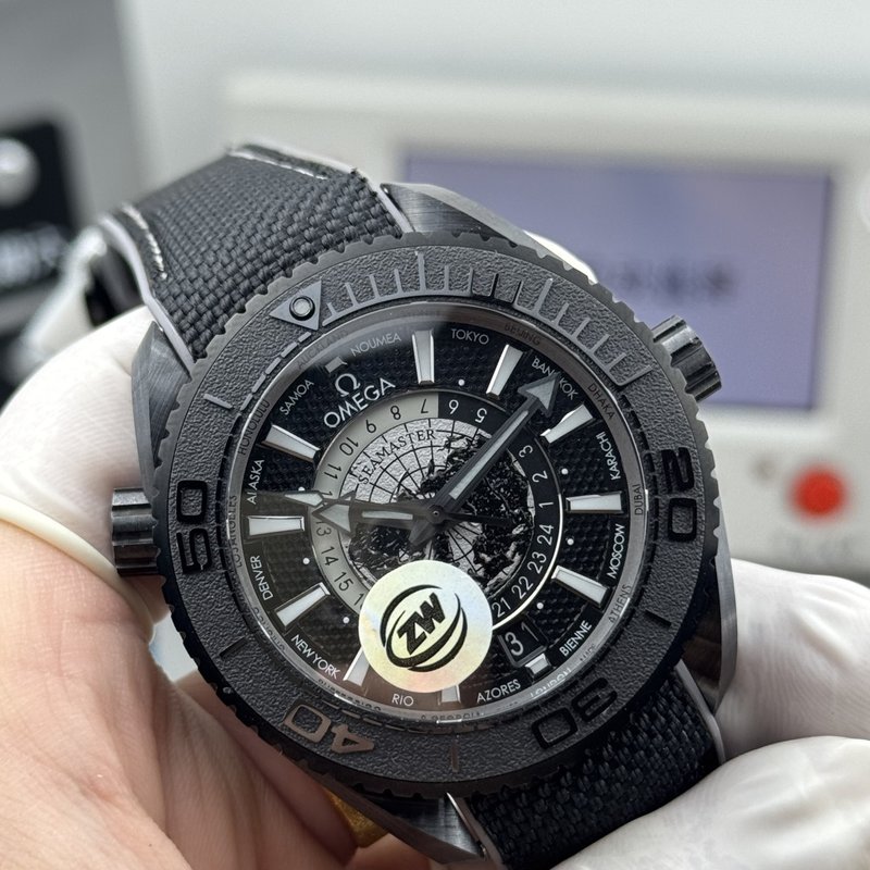 오메가 씨마스터 올세라믹 월드타이머 시계 001-249145