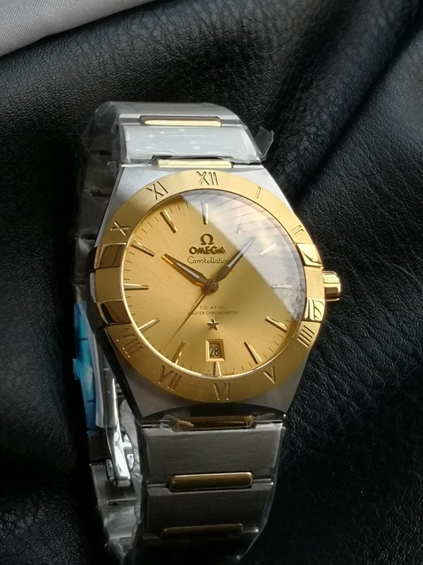 오메가 컨스텔레이션 39mm 오토매틱 시계 001-249168