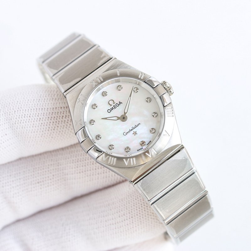 오메가 컨스텔레이션 28mm 스위스 츠 시계 001-249188