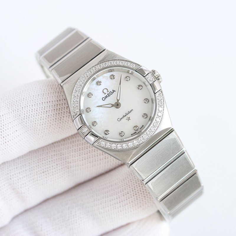 오메가 컨스텔레이션 28mm 스위스 츠 시계 001-249188