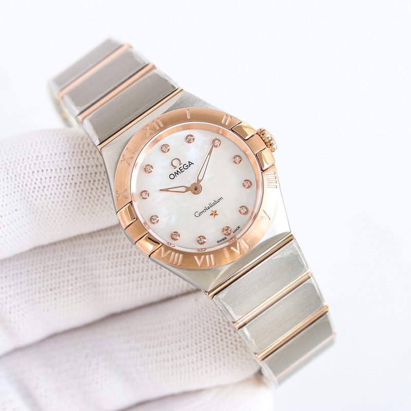 오메가 컨스텔레이션 28mm 스위스 츠 시계 001-249188
