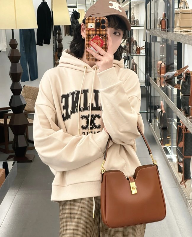 레트로 브라운 여성 핸드백 001-249604