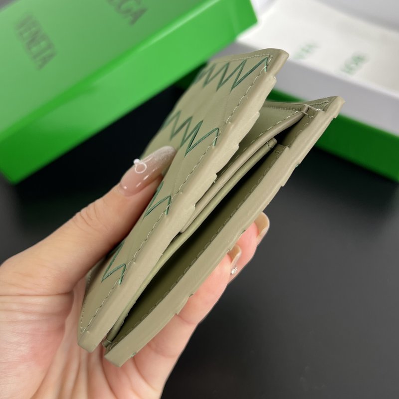 동전 지갑이 있는 더블 폴드 월렛 001-250273