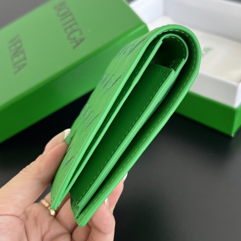 동전 지갑이 있는 더블 폴드 월렛 001-250283