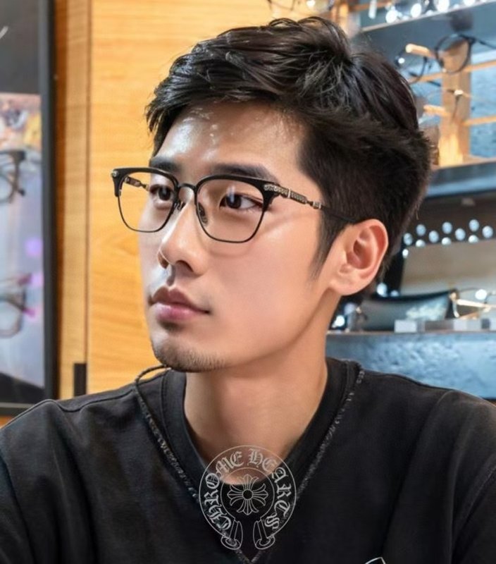 크롬하츠 버티컬 스마일 광학 안경 001-250603