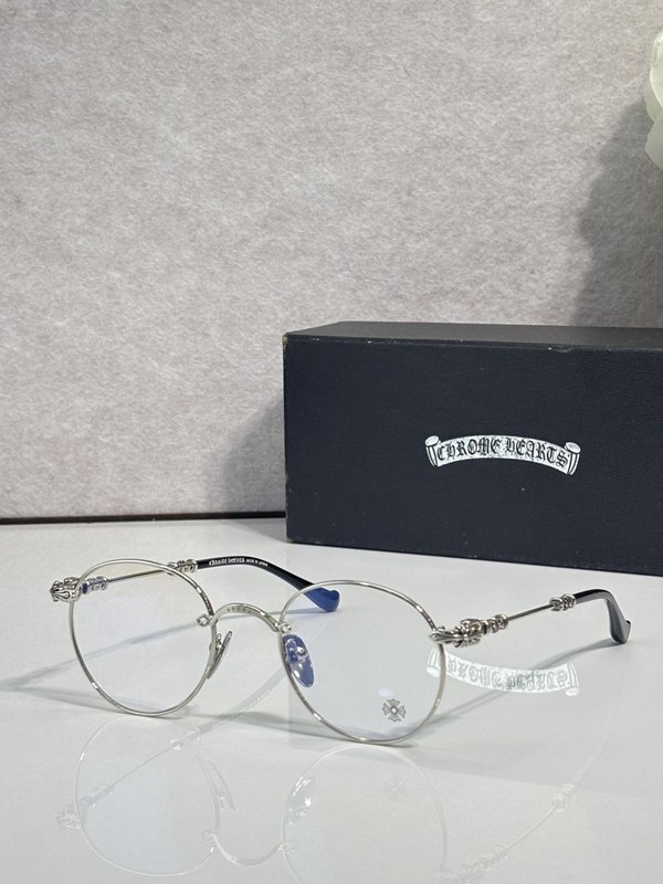 크롬하츠 빈티지 라운드 메탈 안경테 001-250611
