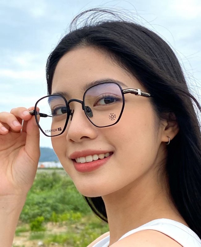 크롬하츠 빈티지 다각형 광학 안경테 001-250675