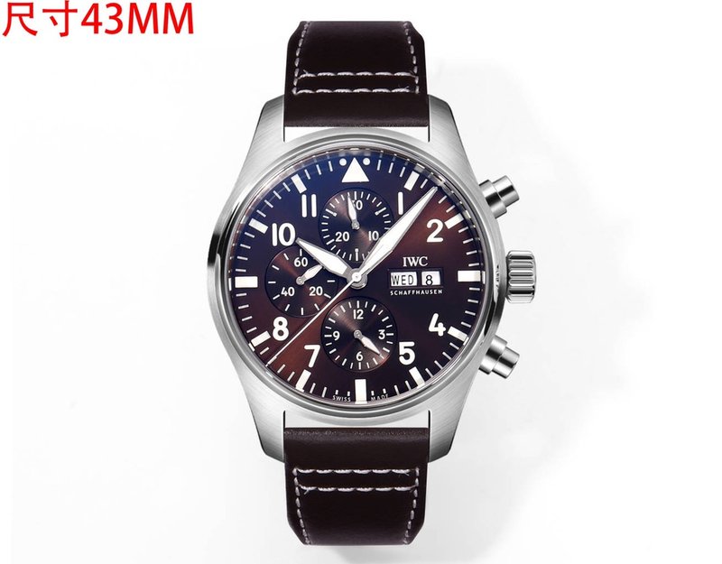 IWC 파일럿 시리즈 로즈골드 그린 다이얼 시계 001-251249
