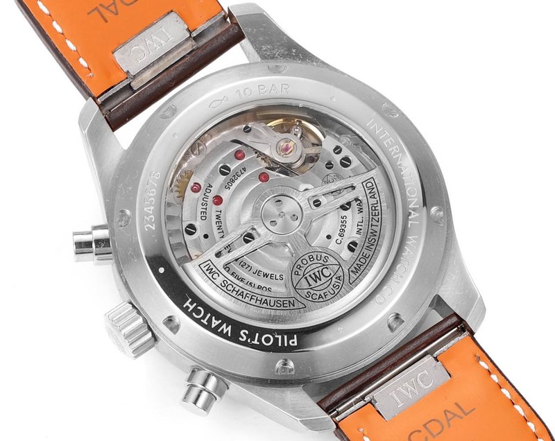 IWC 파일럿 그린 다이얼 로즈골드 시계 001-251267