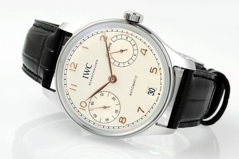 IWC 포르투기세 7 데이즈 오토매틱 남성 시계 001-251269