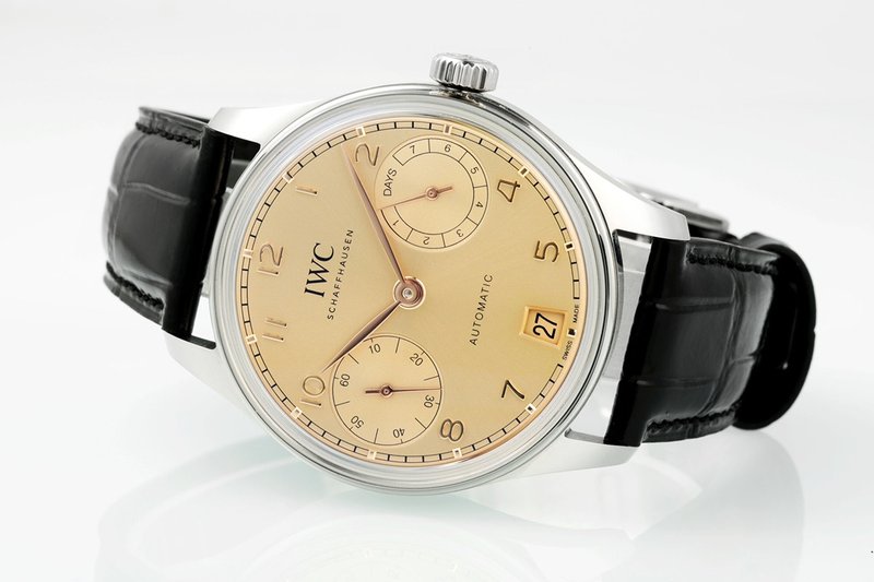 IWC 포르투기제 7 일 파워리저브 오토매틱 남성 시계 001-251270