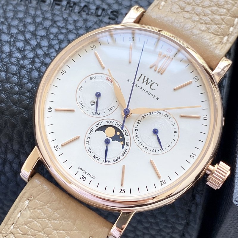 IWC 포르투기저 오토매틱 럭셔리 남성 시계 001-251279