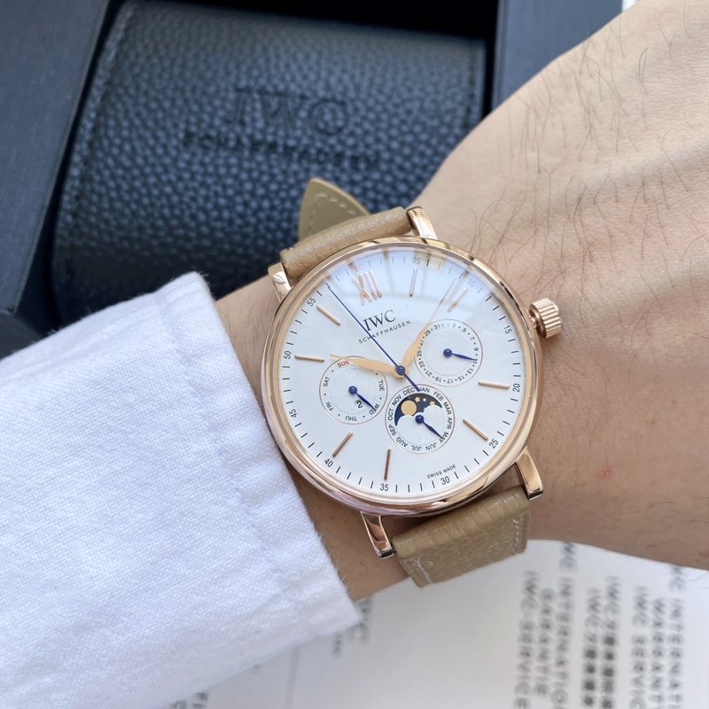 IWC 포르투기저 오토매틱 럭셔리 남성 시계 001-251279
