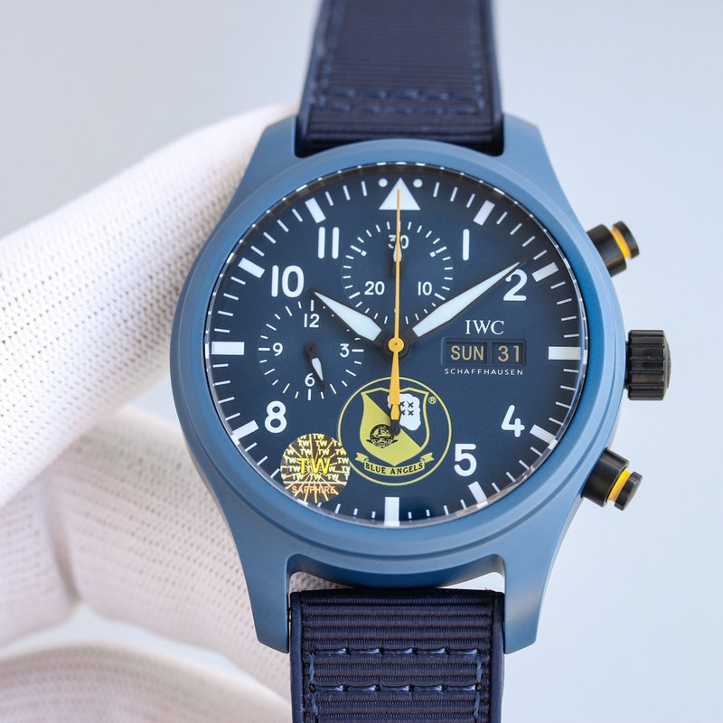 IWC 파일럿 세라믹 크로노그래프 시계 001-251287