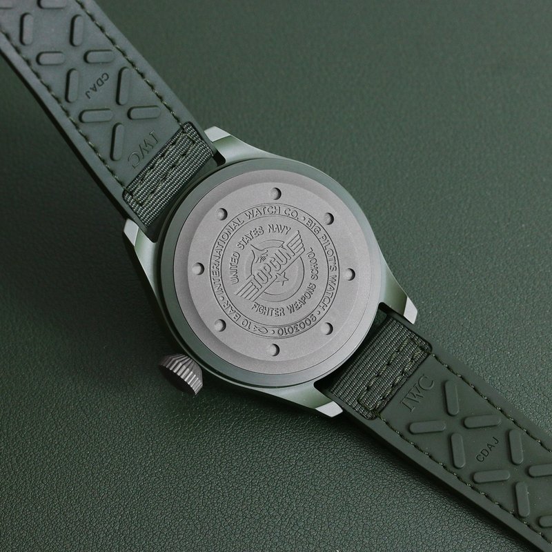 IWC 포레스트 그린 세라믹 오토매틱 남성용 시계 001-251288