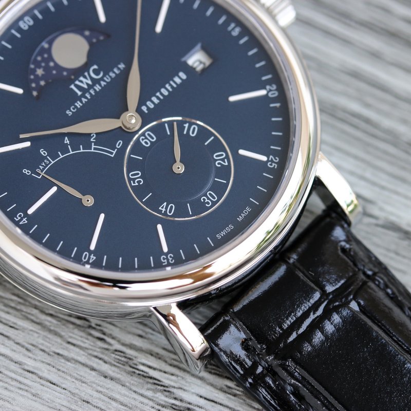 IWC 포르투기저 롱 파워 리저브 문페이즈 백케이스 시 001-251295