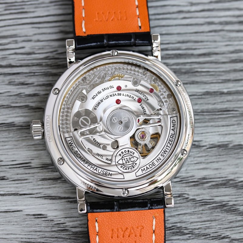 IWC 포르투기저 롱 파워 리저브 문페이즈 백케이스 시 001-251295
