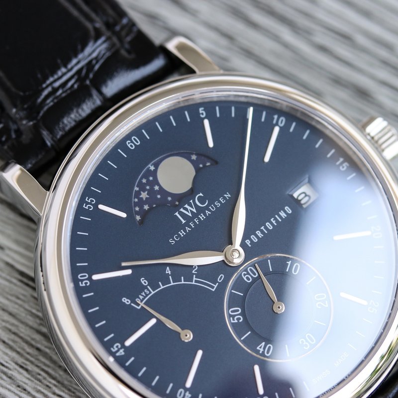 IWC 포르투기저 롱 파워 리저브 문페이즈 백케이스 시 001-251295