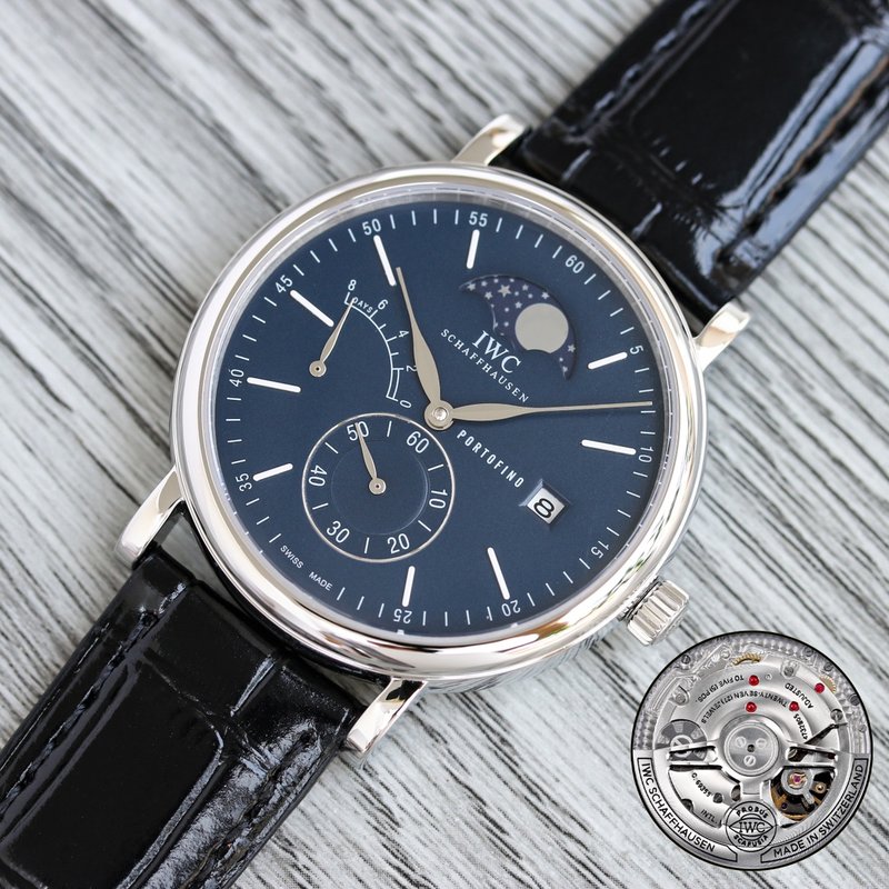 IWC 포르투기저 롱 파워 리저브 문페이즈 백케이스 시 001-251295