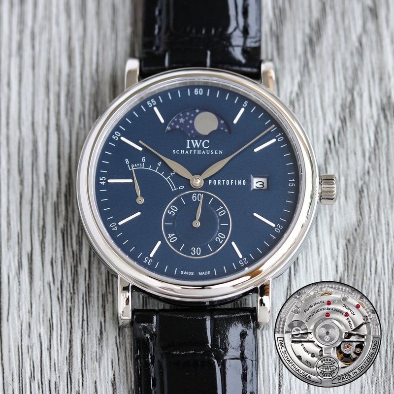 IWC 포르투기저 롱 파워 리저브 문페이즈 백케이스 시 001-251295