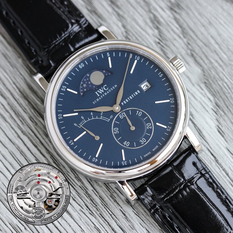 IWC 포르투기저 롱 파워 리저브 문페이즈 백케이스 시 001-251295