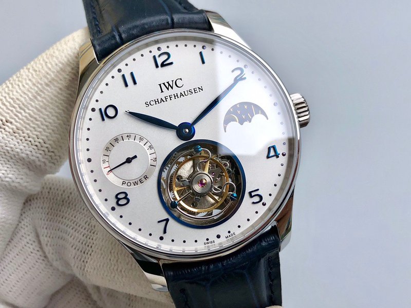 IWC 포르투기즈 투르비옹 일월성신 오토매틱 시계 001-251307