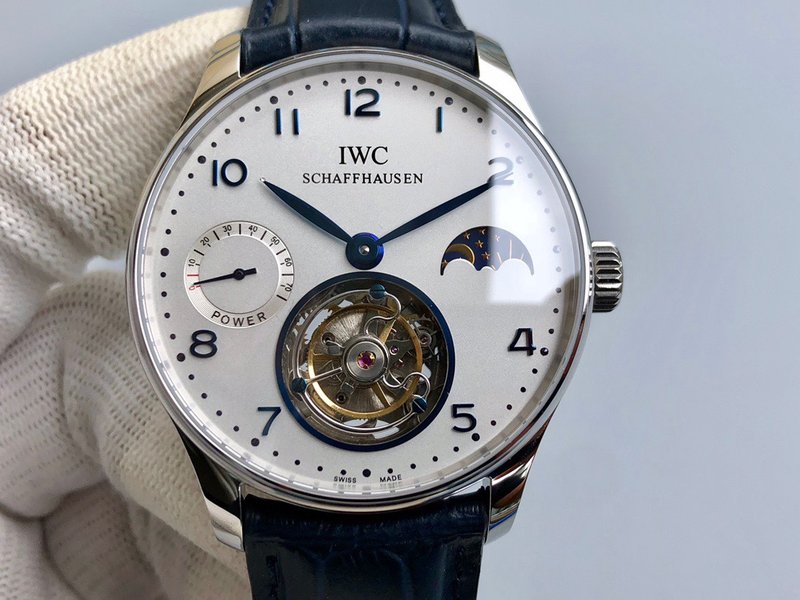 IWC 포르투기즈 투르비옹 일월성신 오토매틱 시계 001-251307