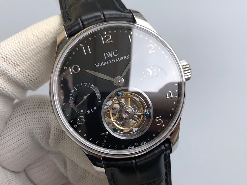 IWC 포르투기제 투르비옹 수동 기계식 시계 001-251308