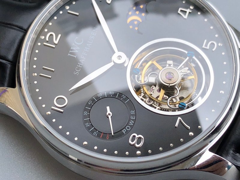 IWC 포르투기제 투르비옹 수동 기계식 시계 001-251308