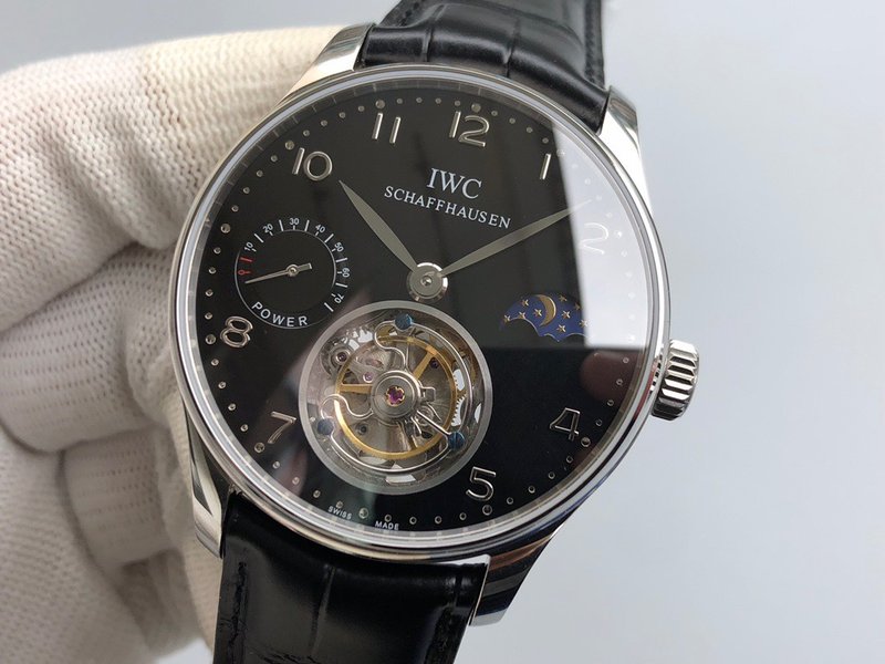 IWC 포르투기제 투르비옹 수동 기계식 시계 001-251308