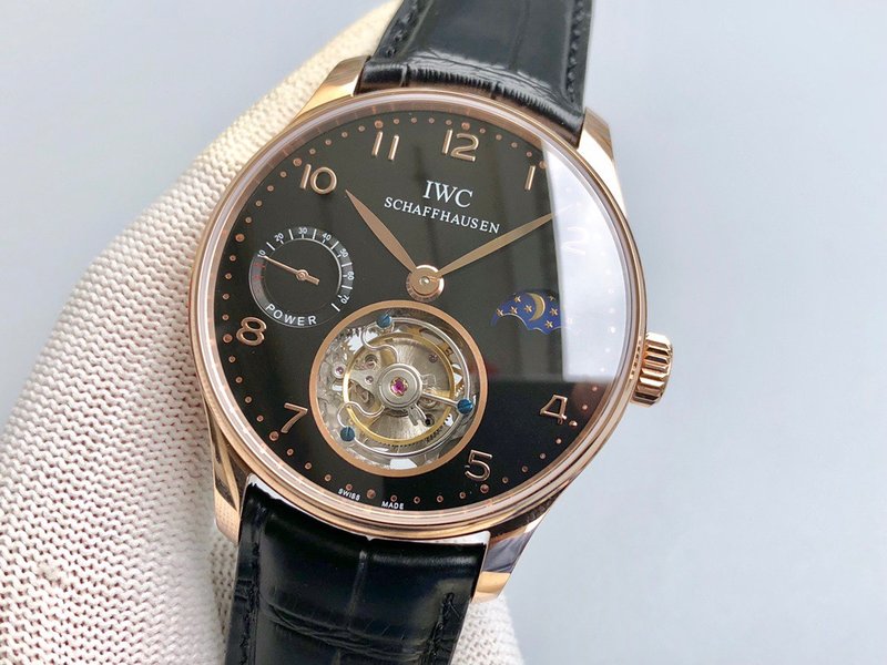IWC 포르투기제 투르비옹 일월성신 오토매틱 시계 001-251312