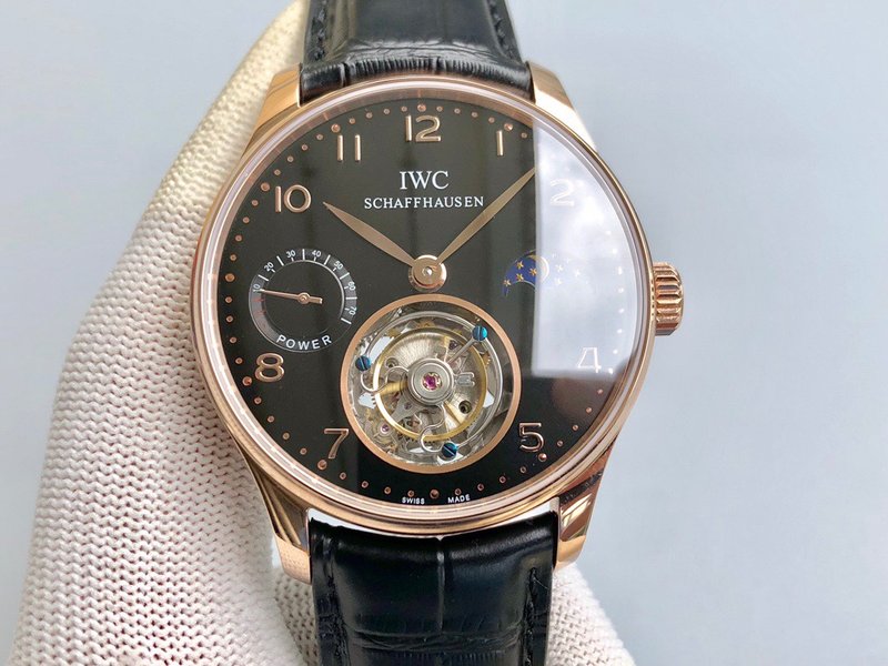 IWC 포르투기제 투르비옹 일월성신 오토매틱 시계 001-251312
