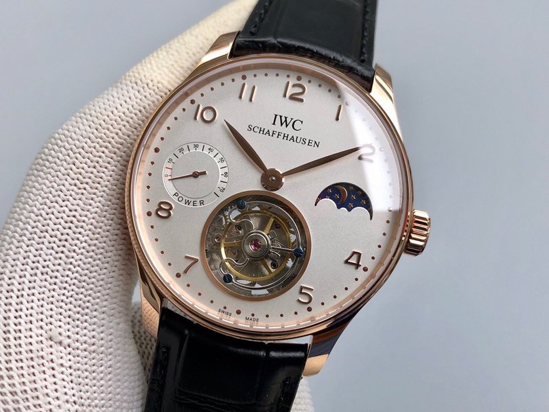 IWC 포르투기즈 투르비옹 선문 문페이스 시계 001-251313