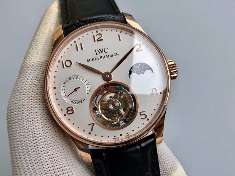 IWC 포르투기즈 투르비옹 선문 문페이스 시계 001-251313