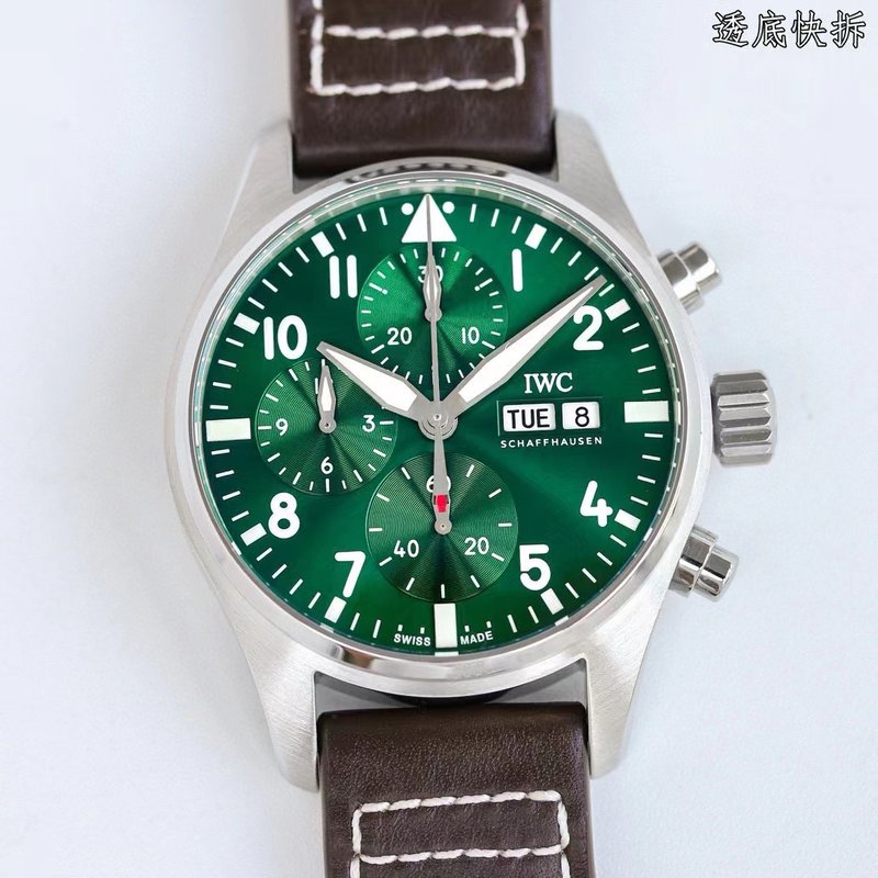 IWC 파일럿 시리즈 페트로맥스 그린 다이얼 시계 001-251326