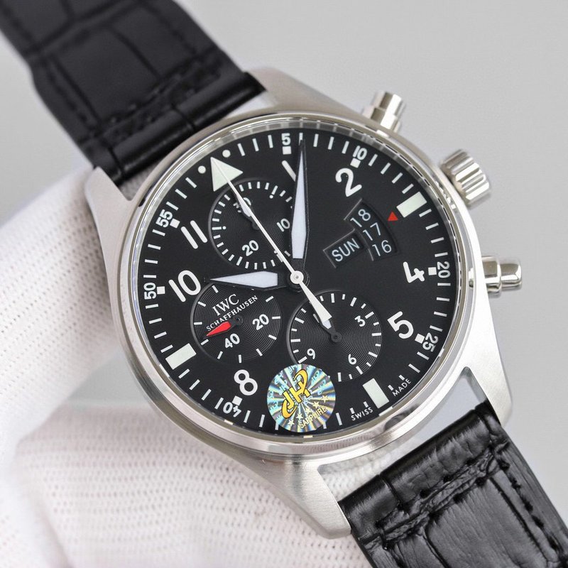 IWC 파일럿 크로노그래프 토매틱 남성용 시계 001-251328