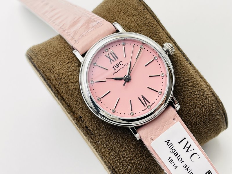 IWC 포르투기저 다이아몬드 오토매틱 여성용 시계 001-251335