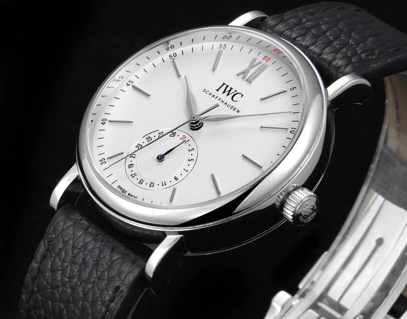 IWC 포르투기저 시리즈 포인터 캘린더 남성 시계 001-251370