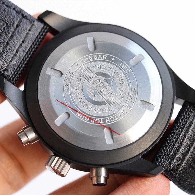 IWC 파일럿 시리즈 오토매틱 크로노그래프 남성용 시계 001-251384