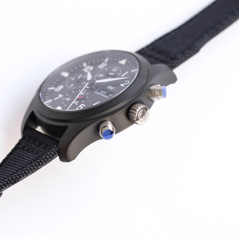 IWC 파일럿 시리즈 오토매틱 크로노그래프 남성용 시계 001-251384