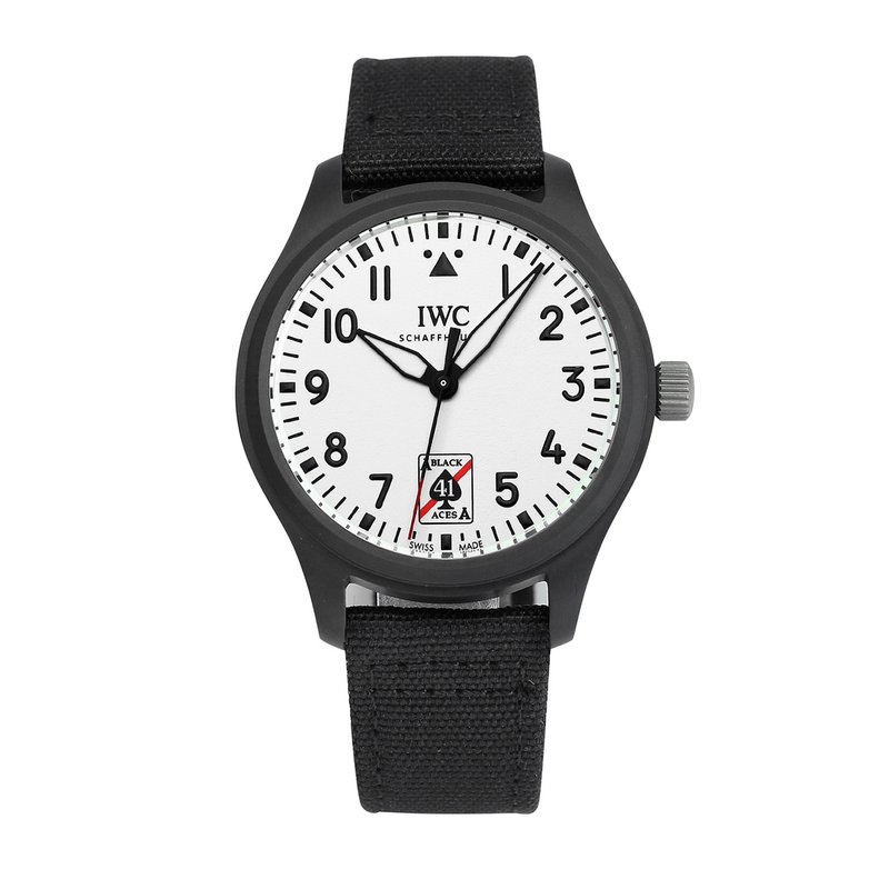 IWC 파일럿 워치 오토매틱 블랙 에이스 에디션 001-251388