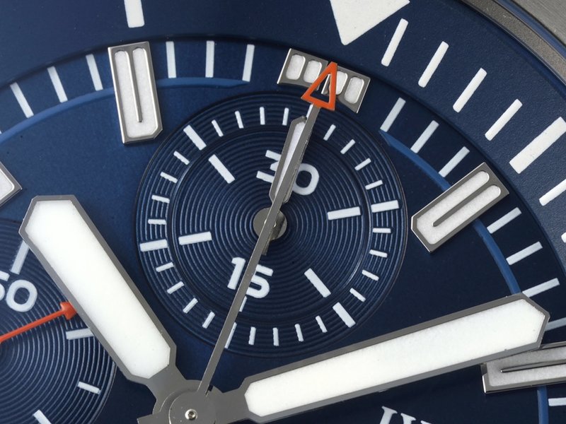 IWC 아쿠아타이머 크로노그래프 블루 다이얼 001-251391