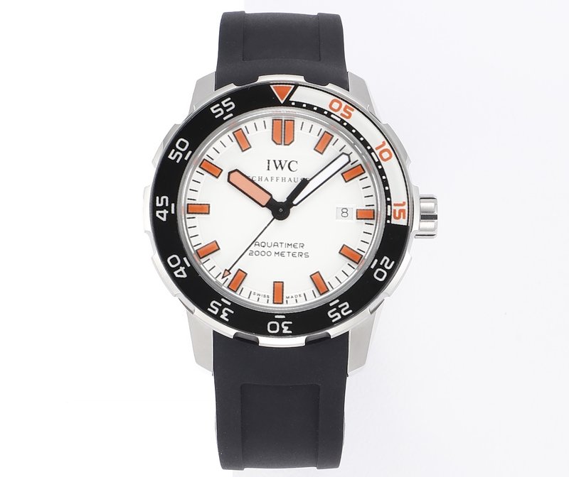 IWC 오션 시리즈 스틸 블랙 야광 다이빙 시계 001-251392