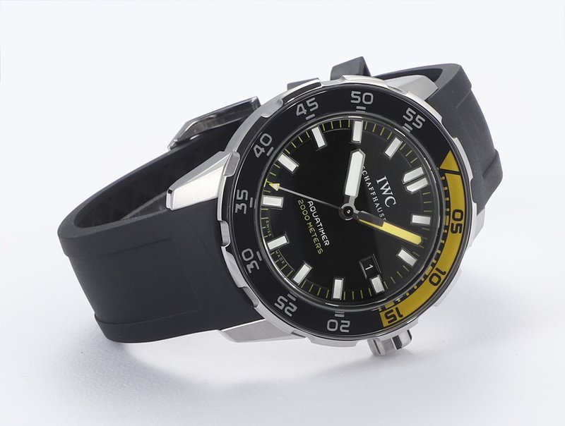 IWC 오션 시리즈 스틸 야광 다이빙 시계 001-251394