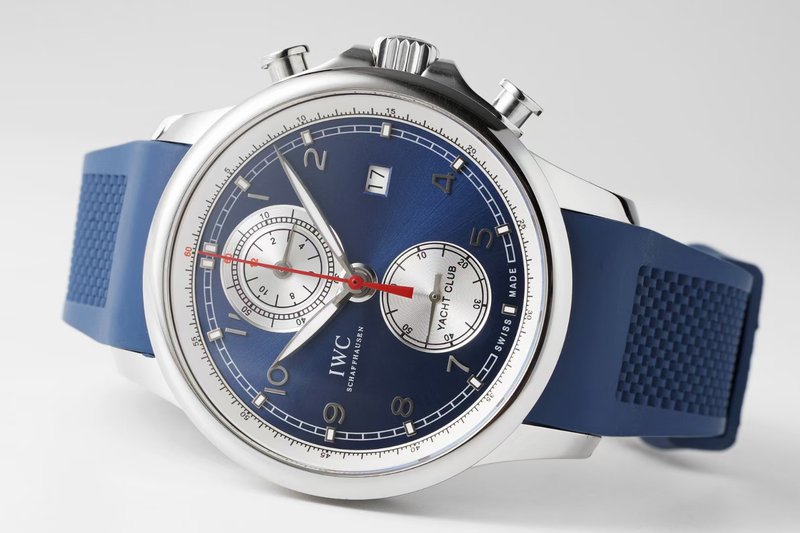 IWC 포르투기제 오토매틱 크로노그래프 남성 시계 001-251396